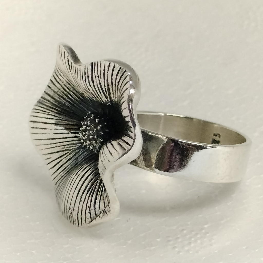 Sterling Silver Flower Ring