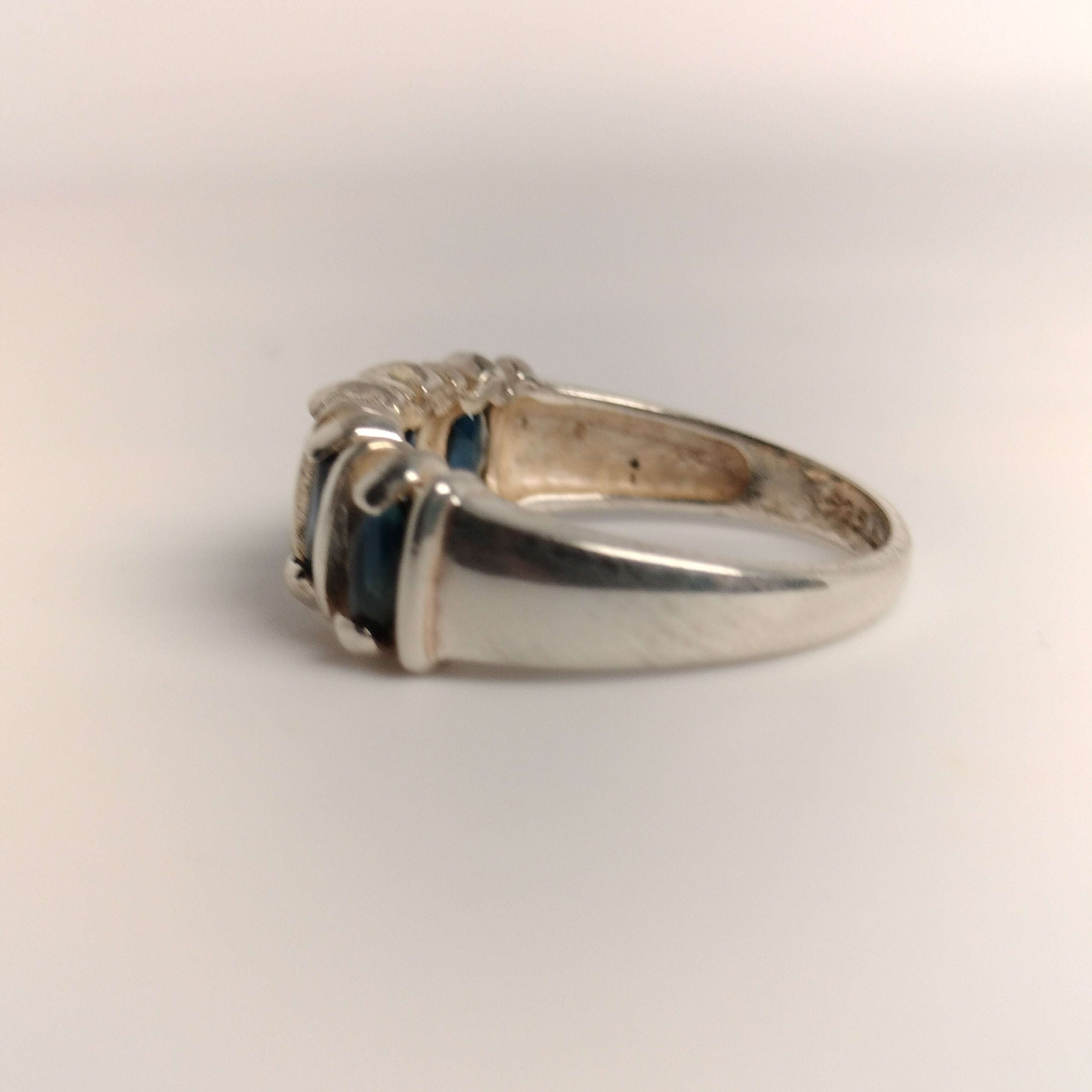 Sterling Silver Sapphire Ring