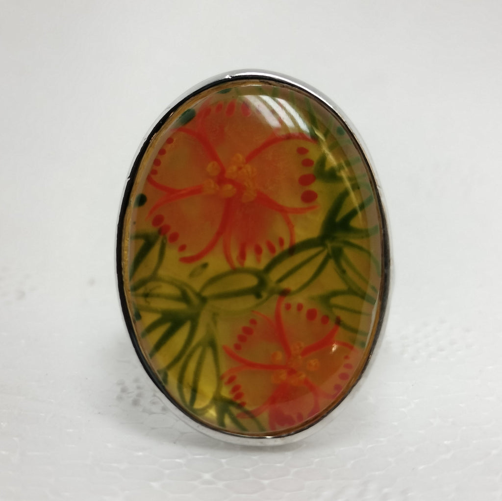 Sterling Silver Resin Ring