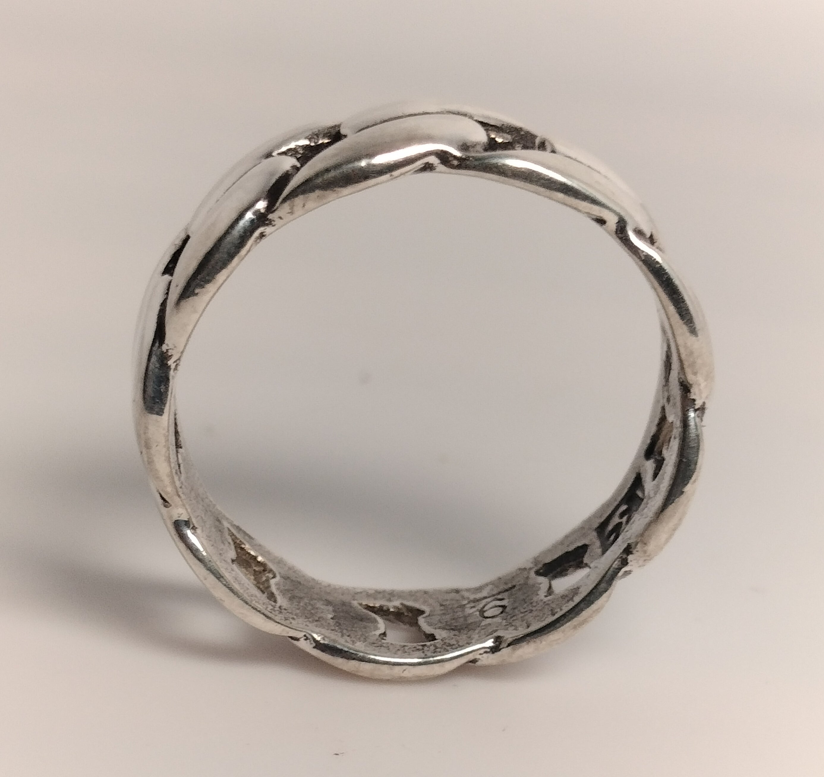 Sterling Silver Cuban Band