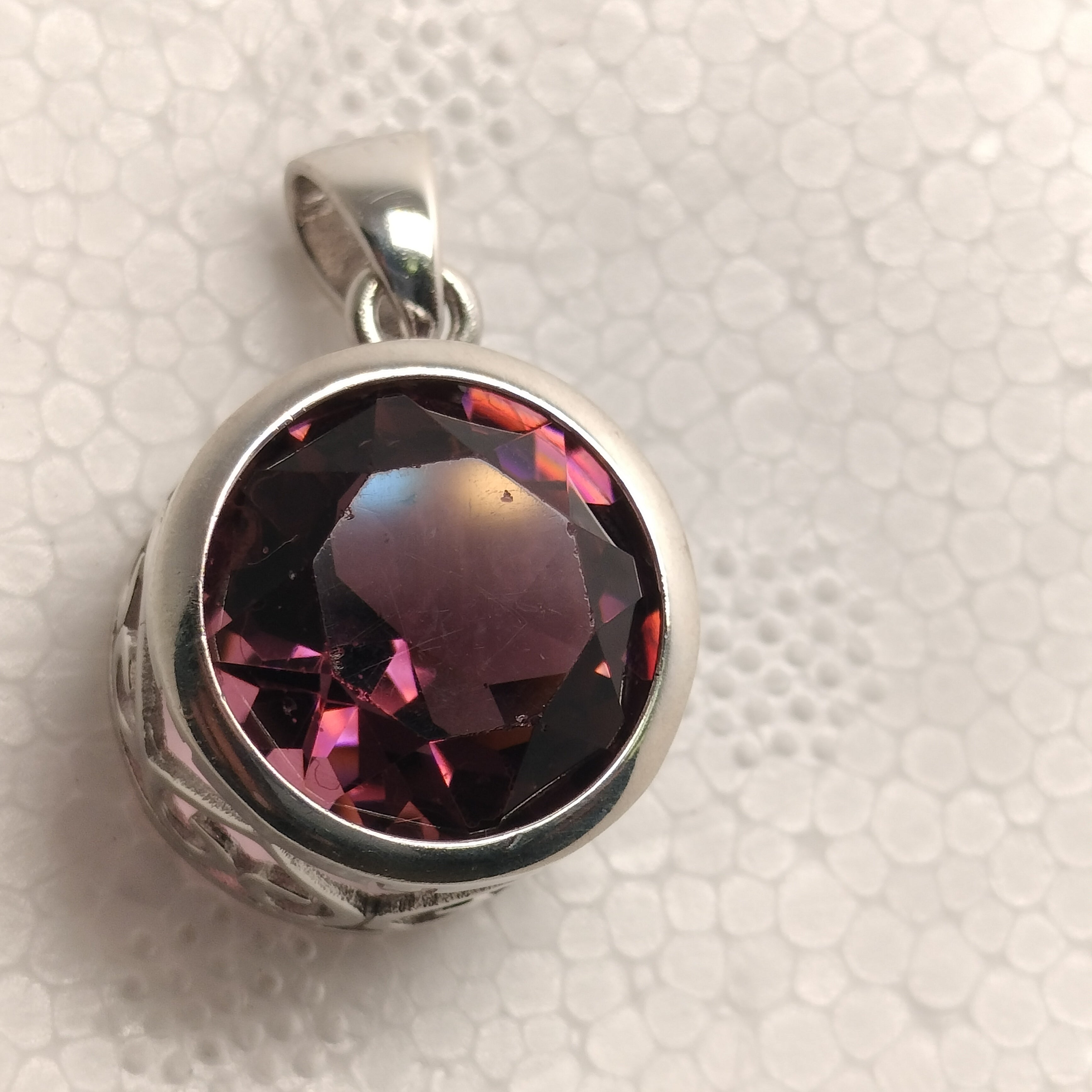 Sterling Silver Amethyst Pendant