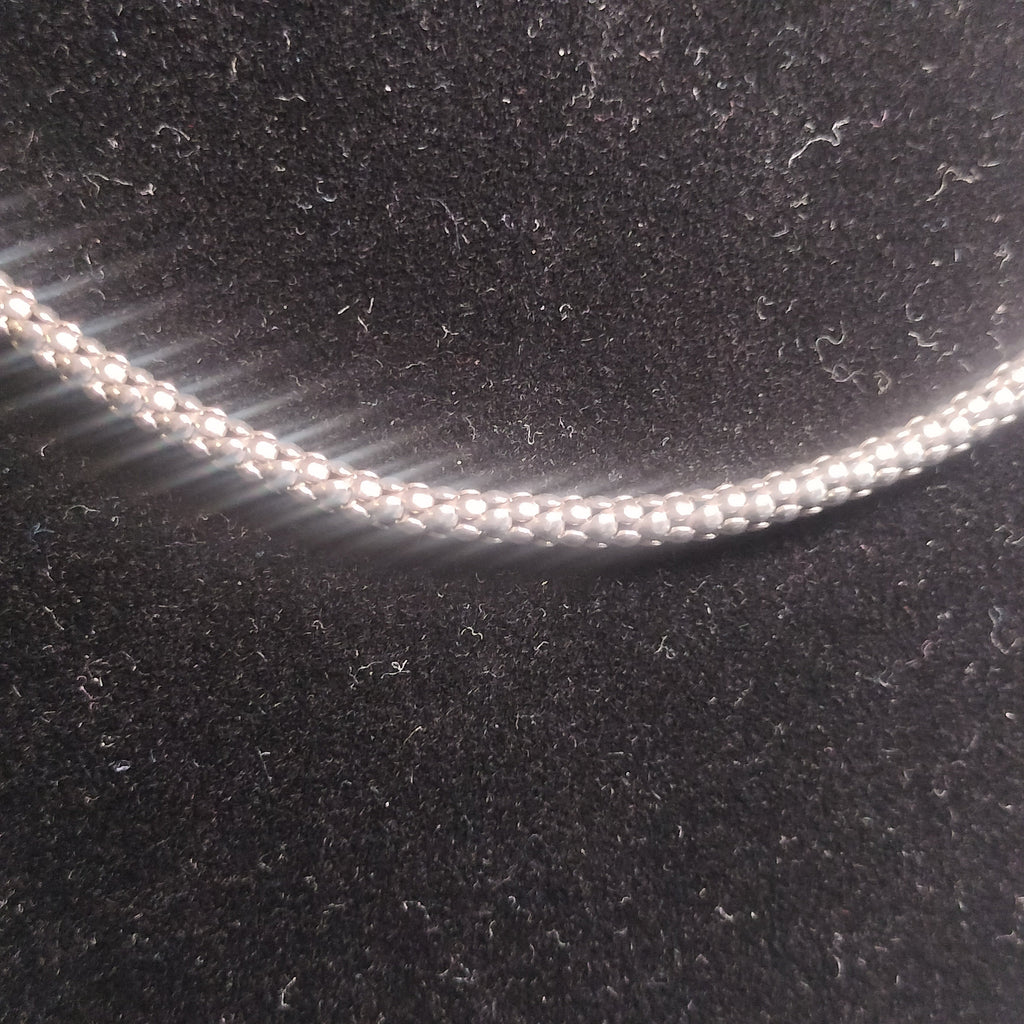 Sterling Silver Popcorn Chain
