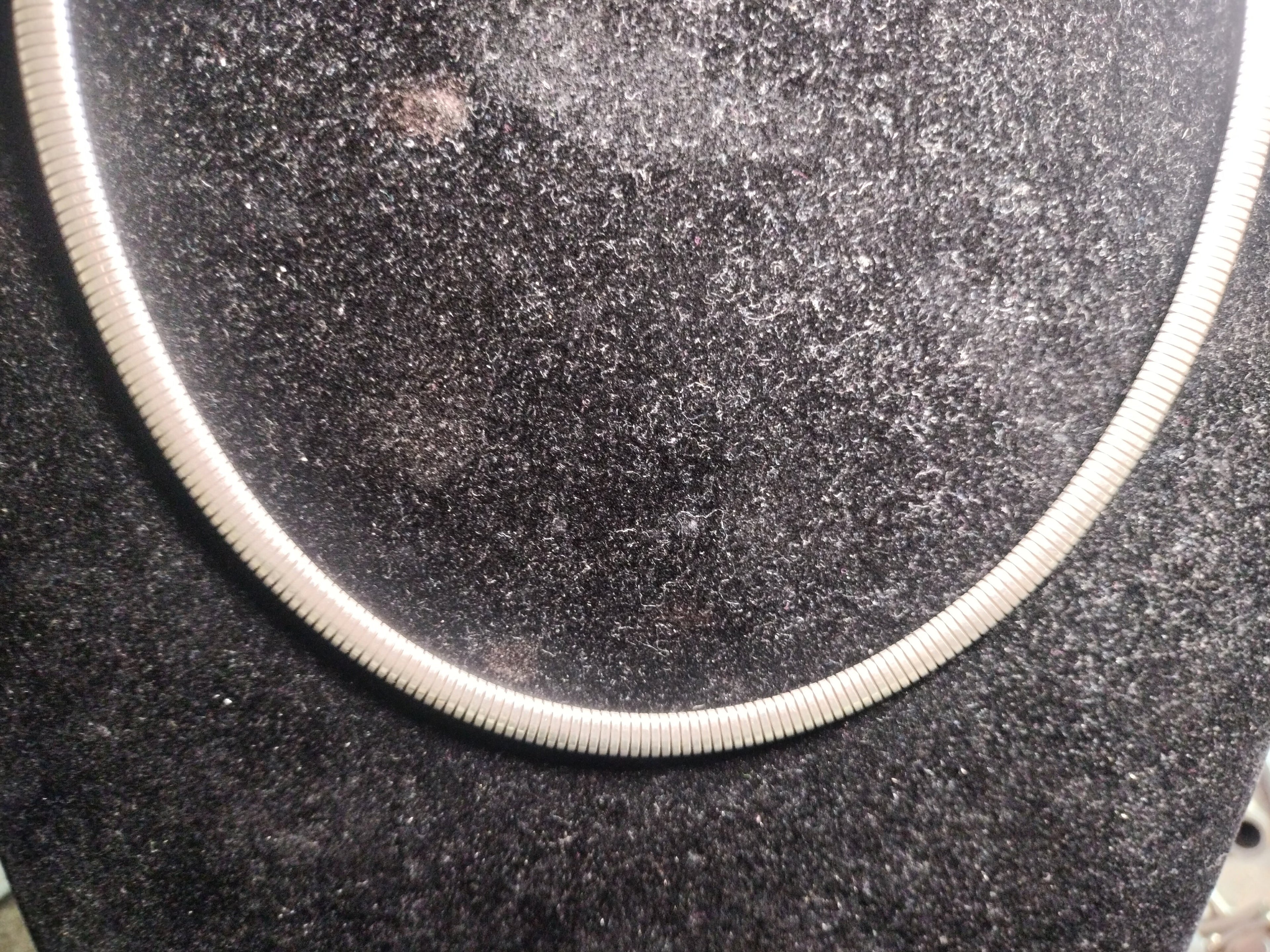 Sterling Silver Omega Necklace