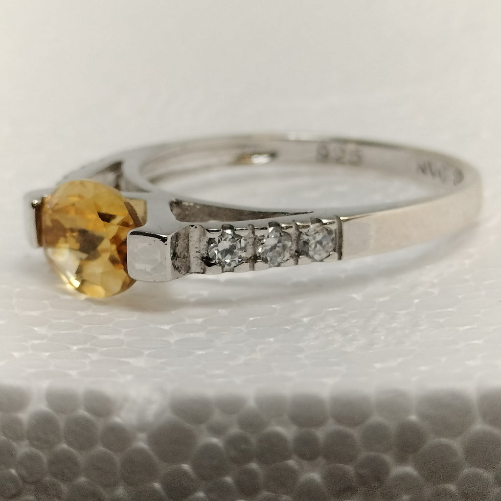 Sterling Silver Cubic Zirconia Ring