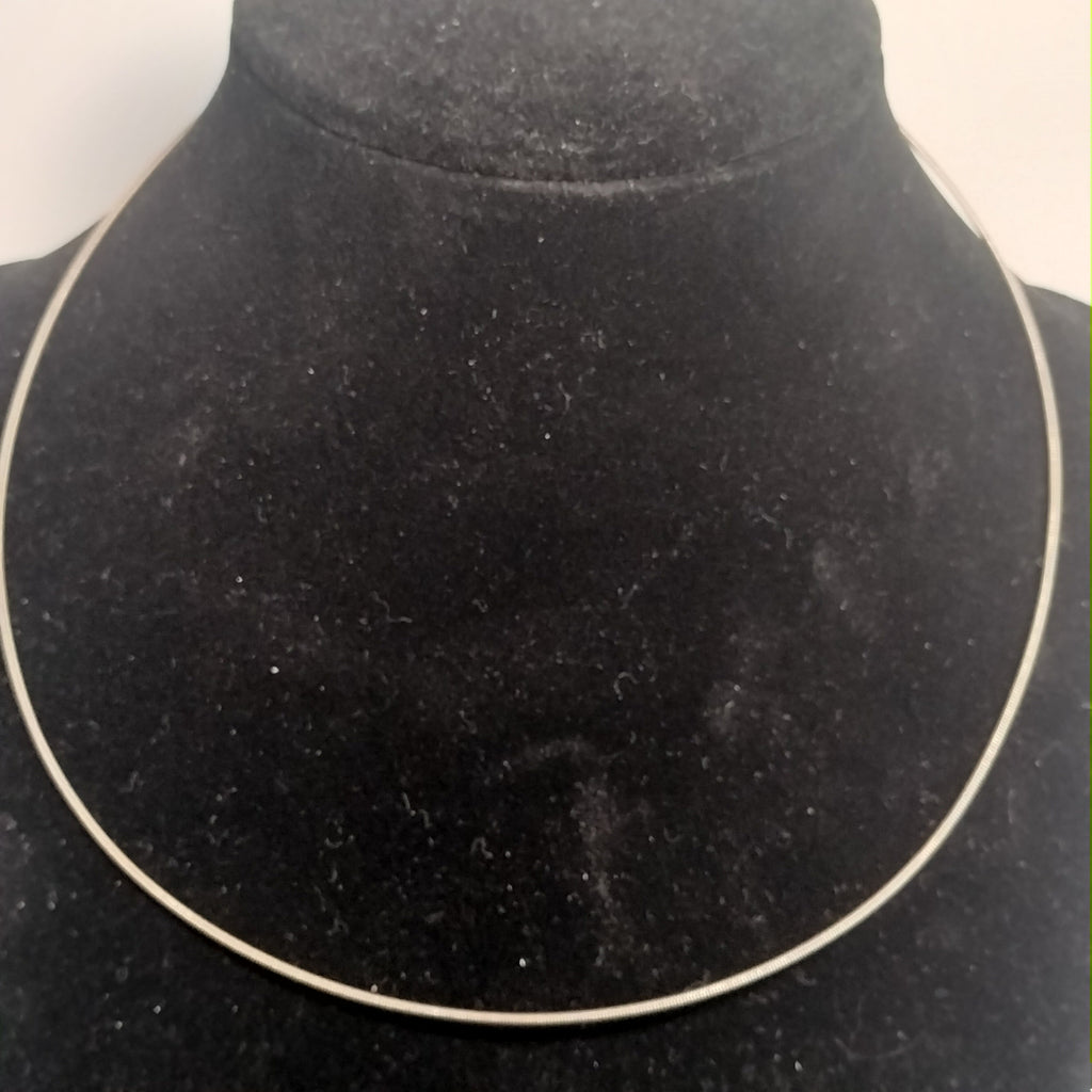 Sterling Silver Spring Cable Necklace