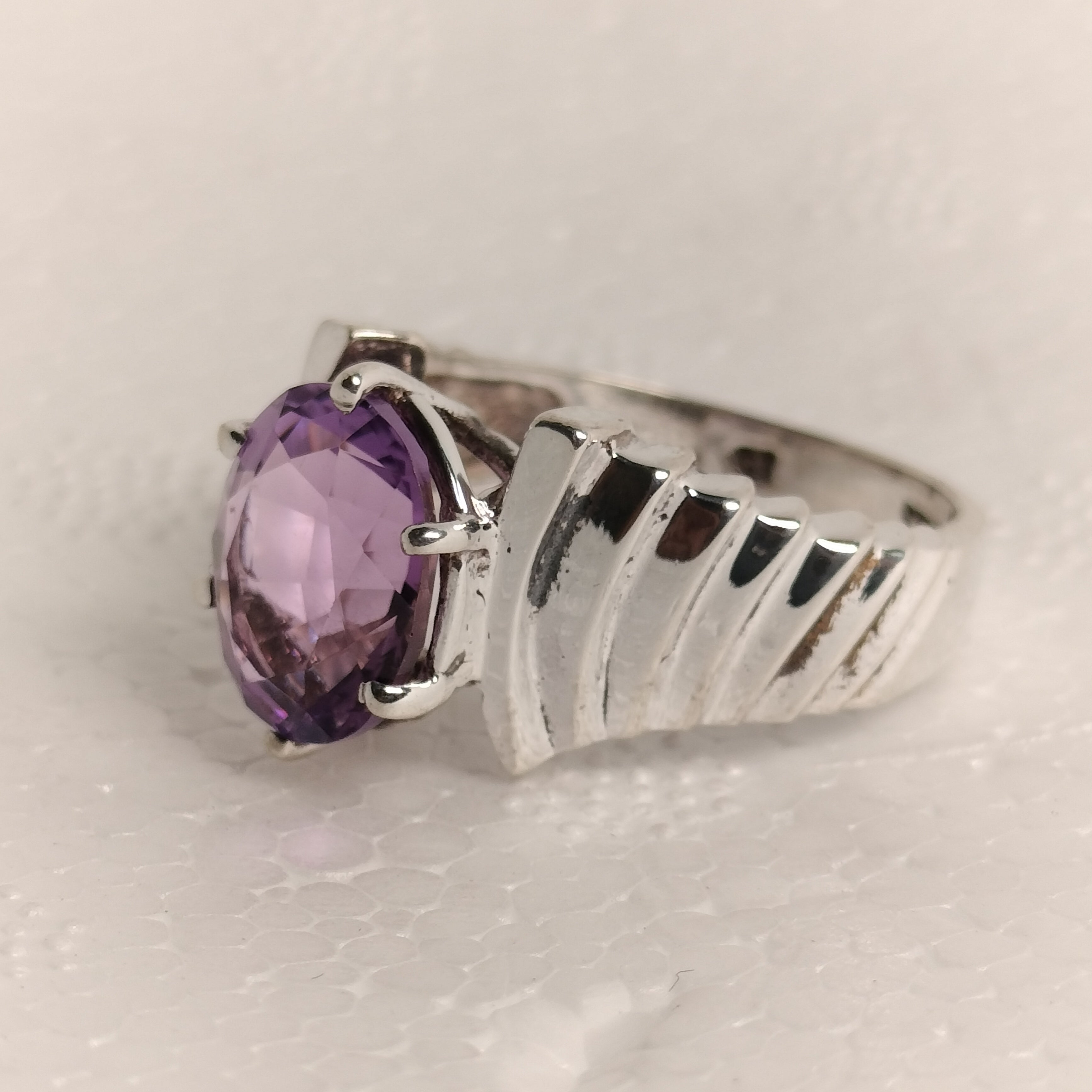 Sterling Silver Amethyst Ring