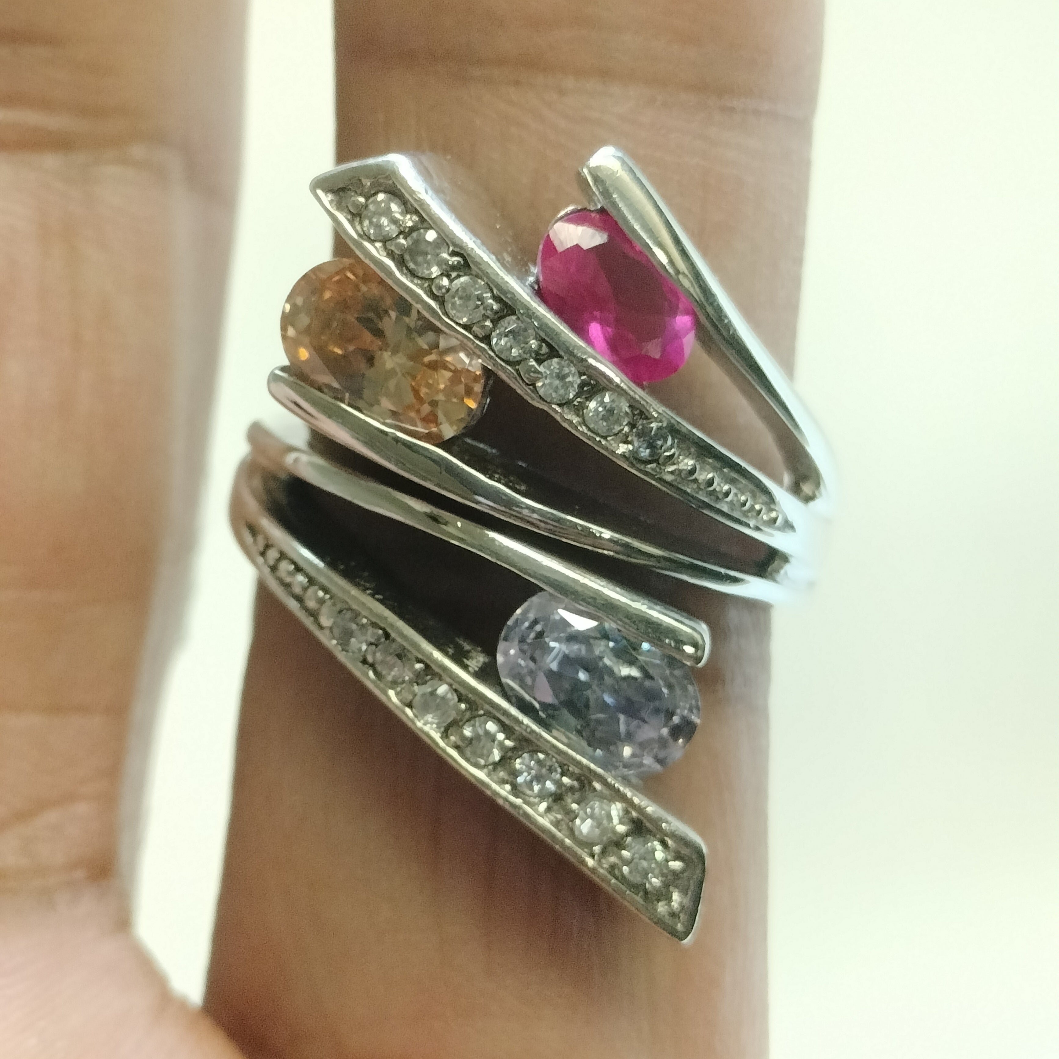 Sterling Silver Cubic Zirconia Ring