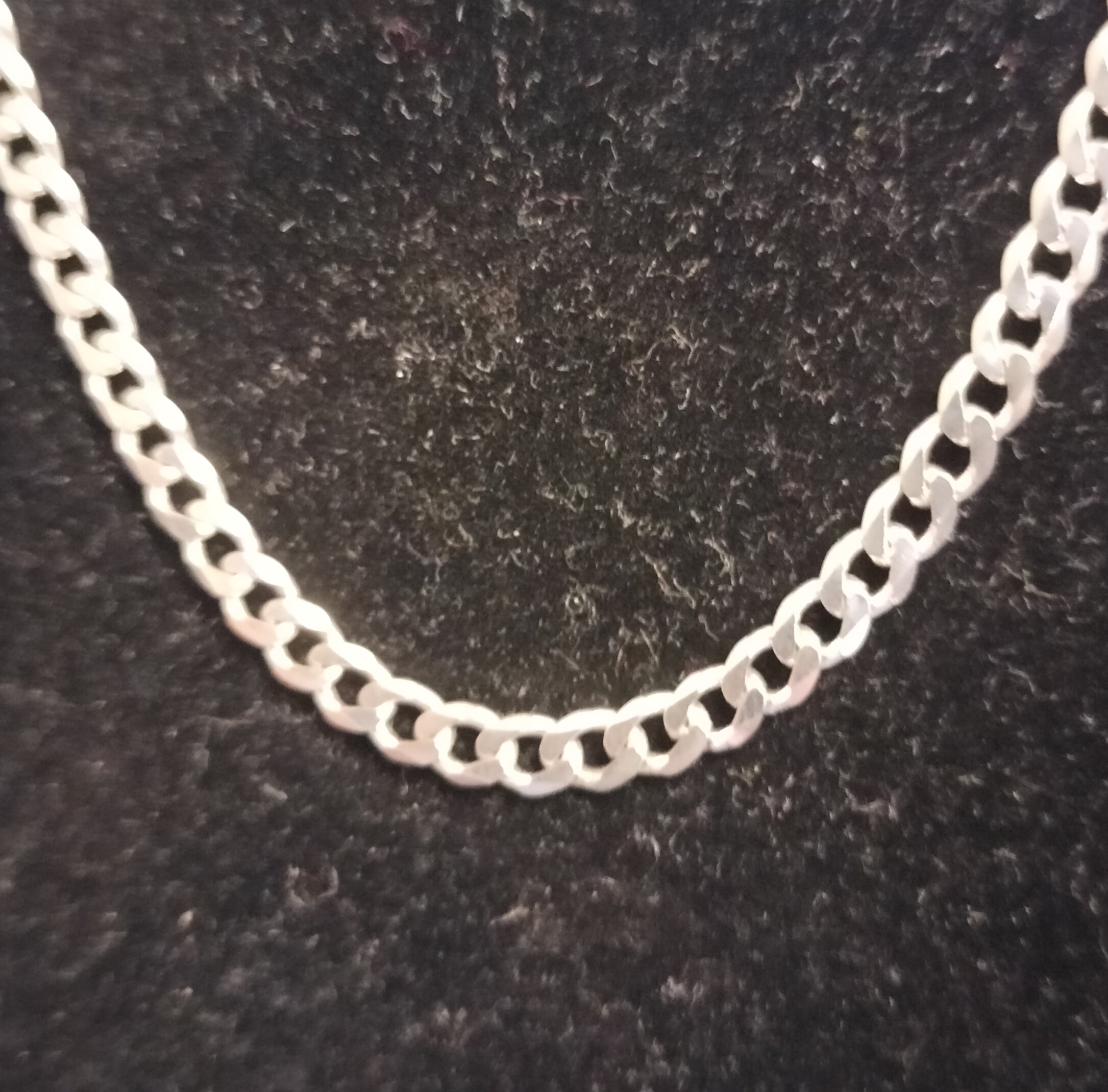 Sterling Silver Curb Link Necklace