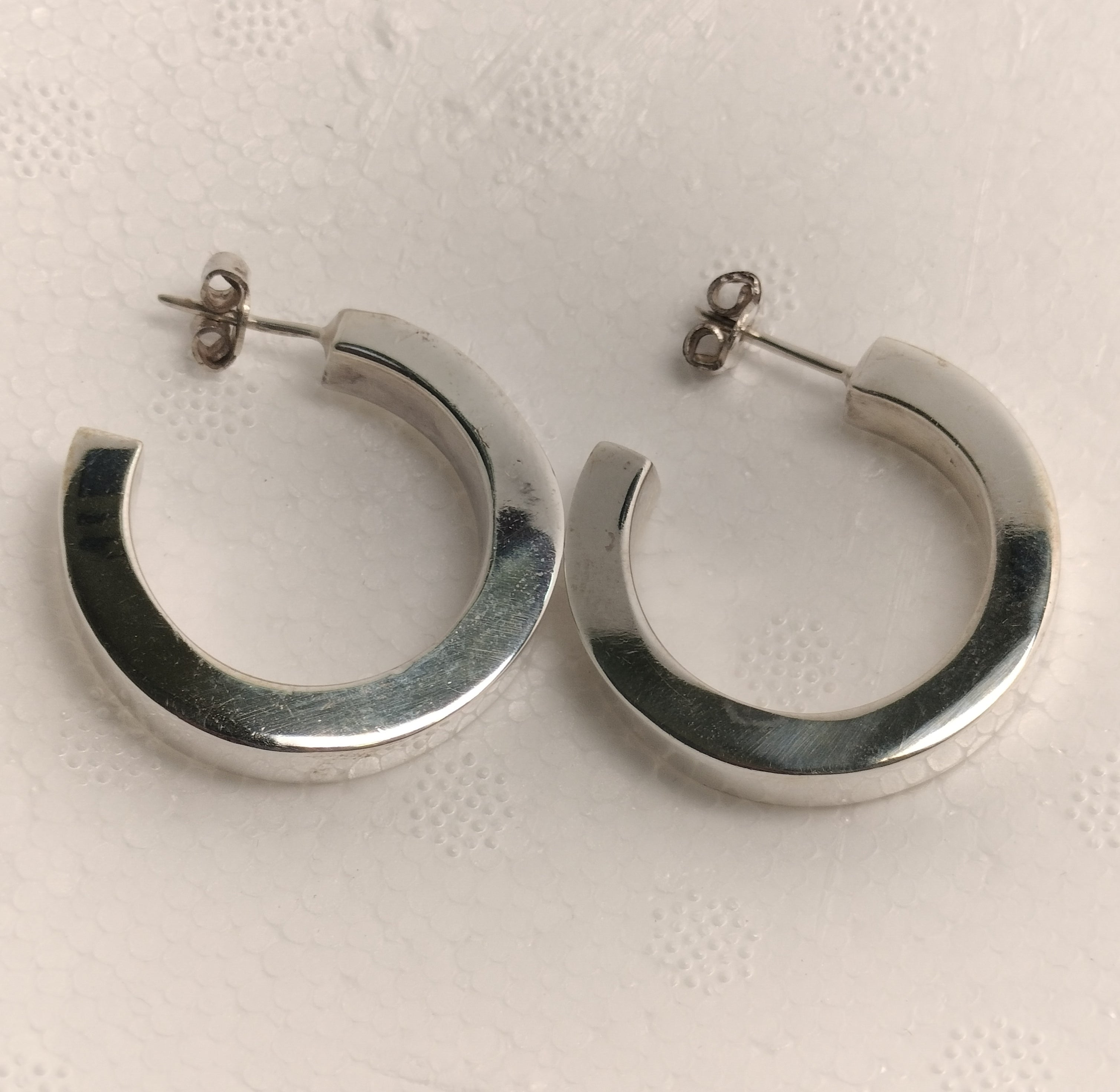 Sterling Silver Hoop Earrings