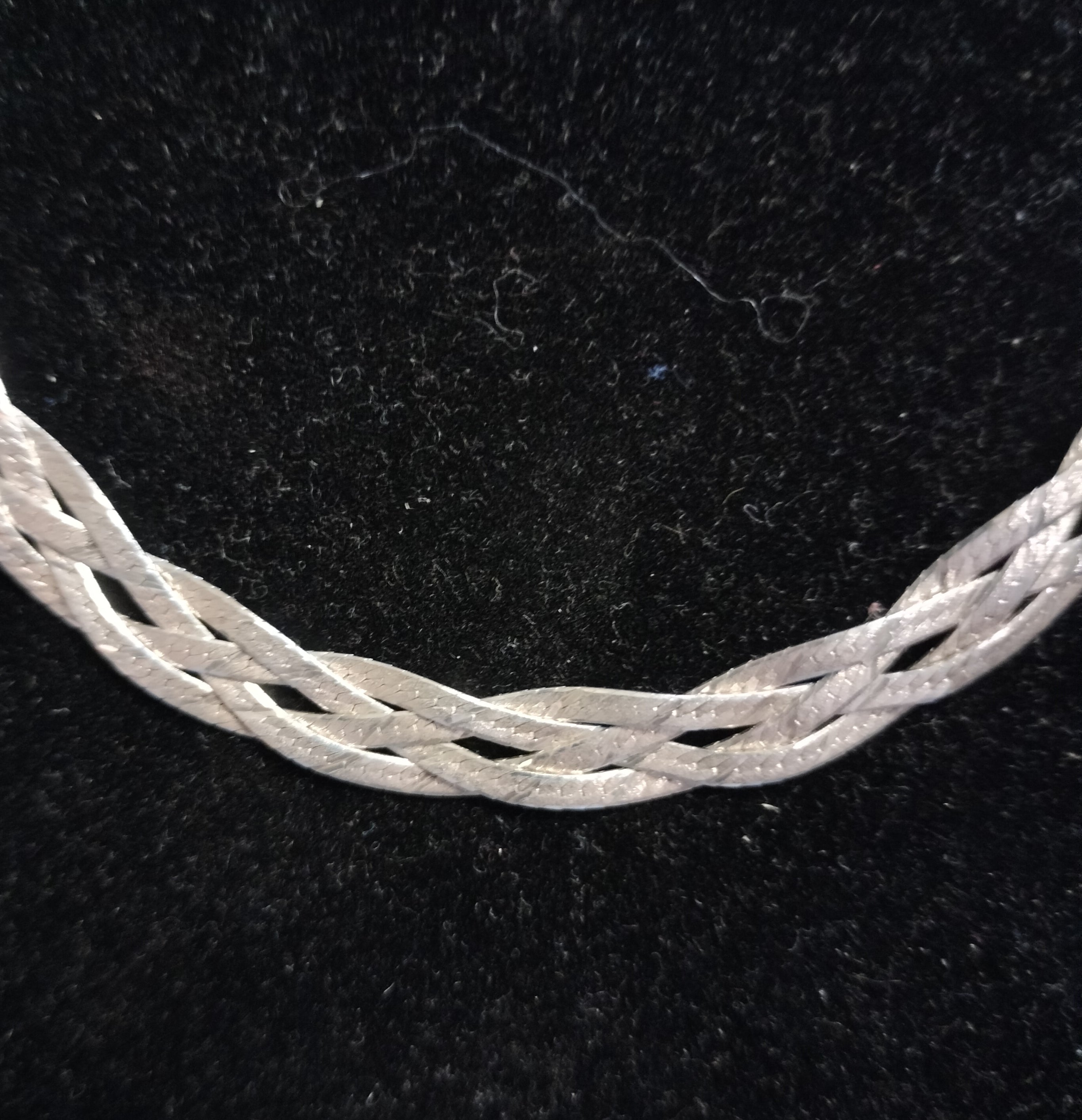 Sterling Silver Braided Herringbone
