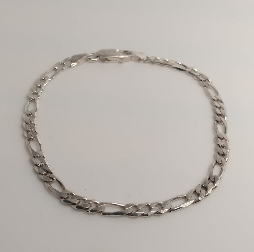 Sterling Silver Figaro Bracelet