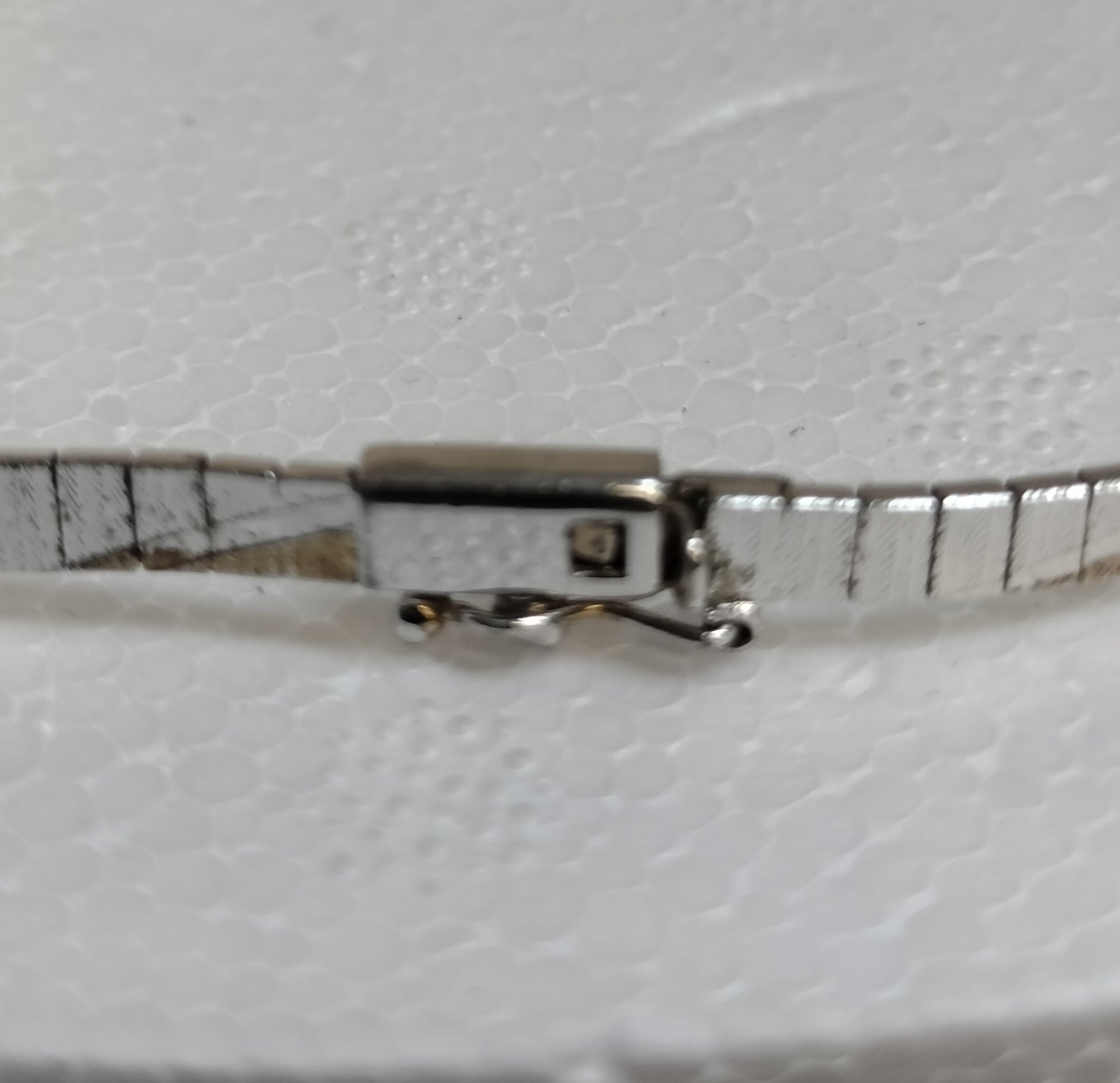 Sterling Silver Tricolor Omega Necklace