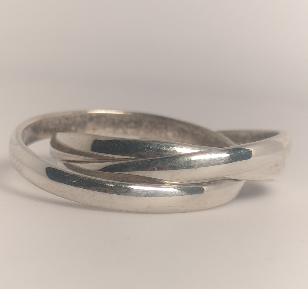Sterling Silver Triple Band