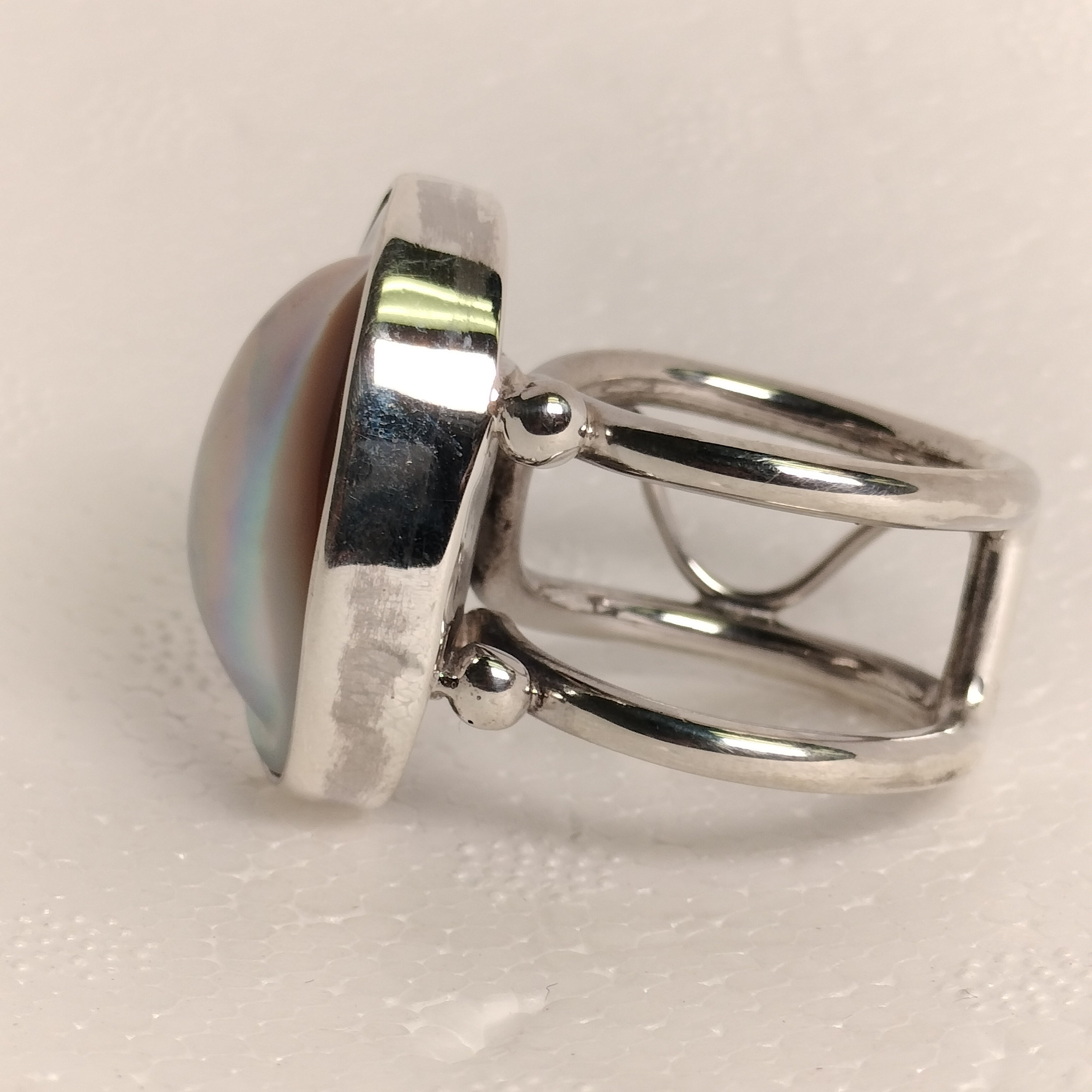 Sterling Silver Pearl Ring