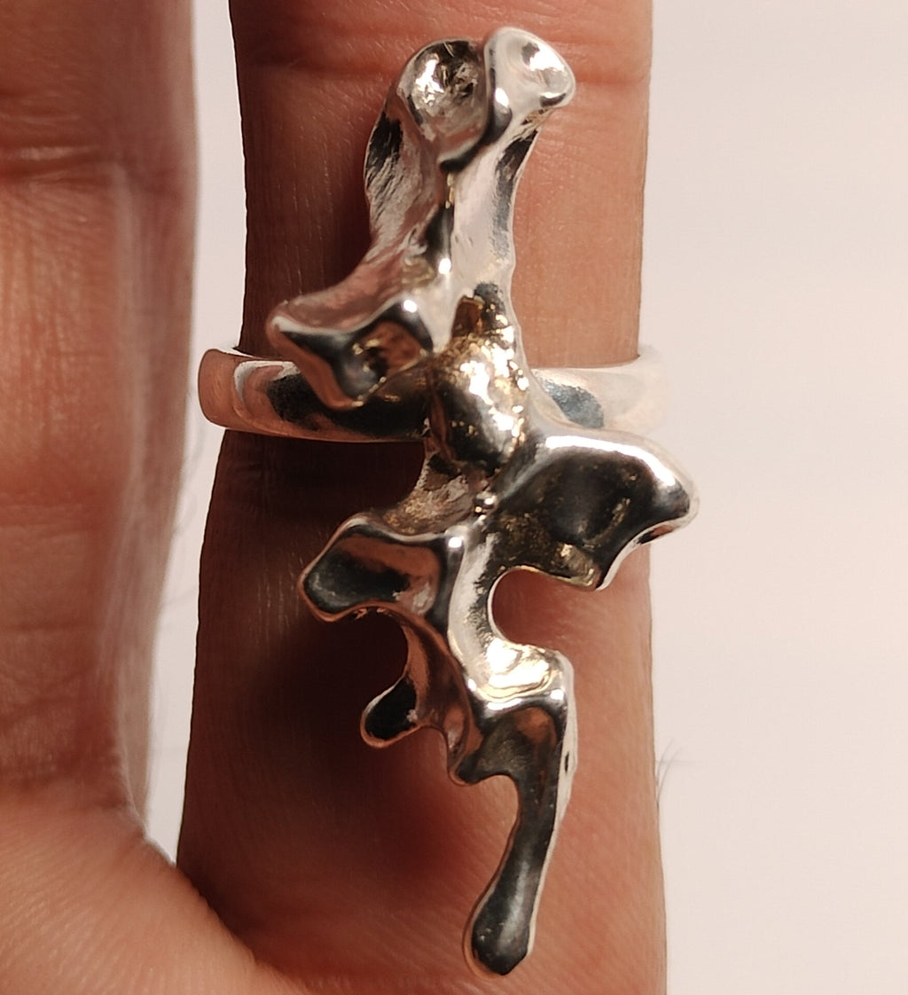 Sterling Silver Freeform Ring