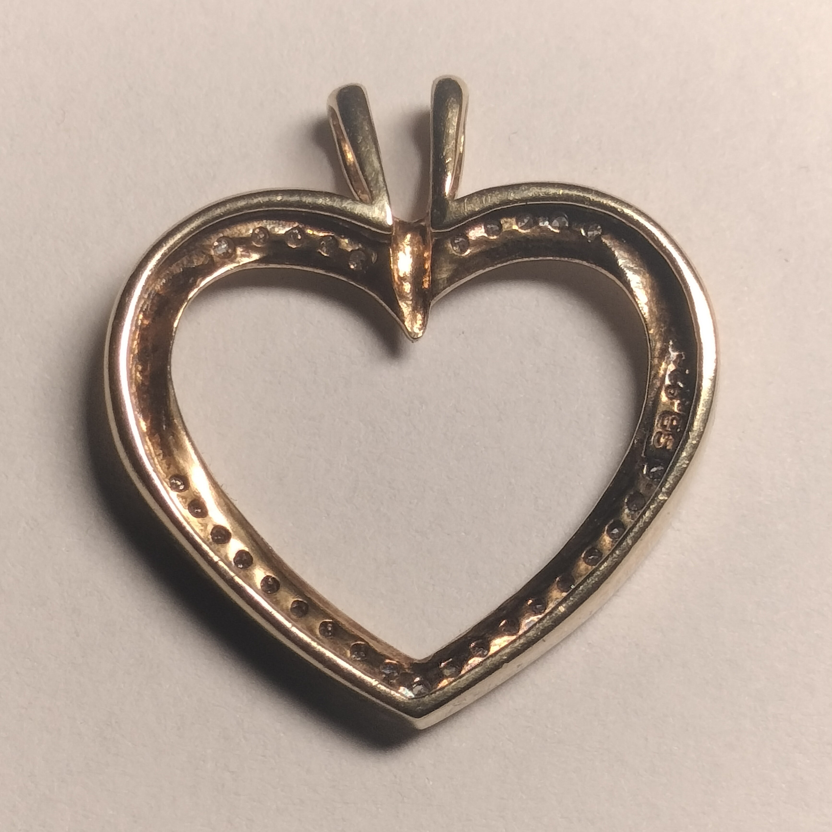 Sterling Silver Diamond Pendant