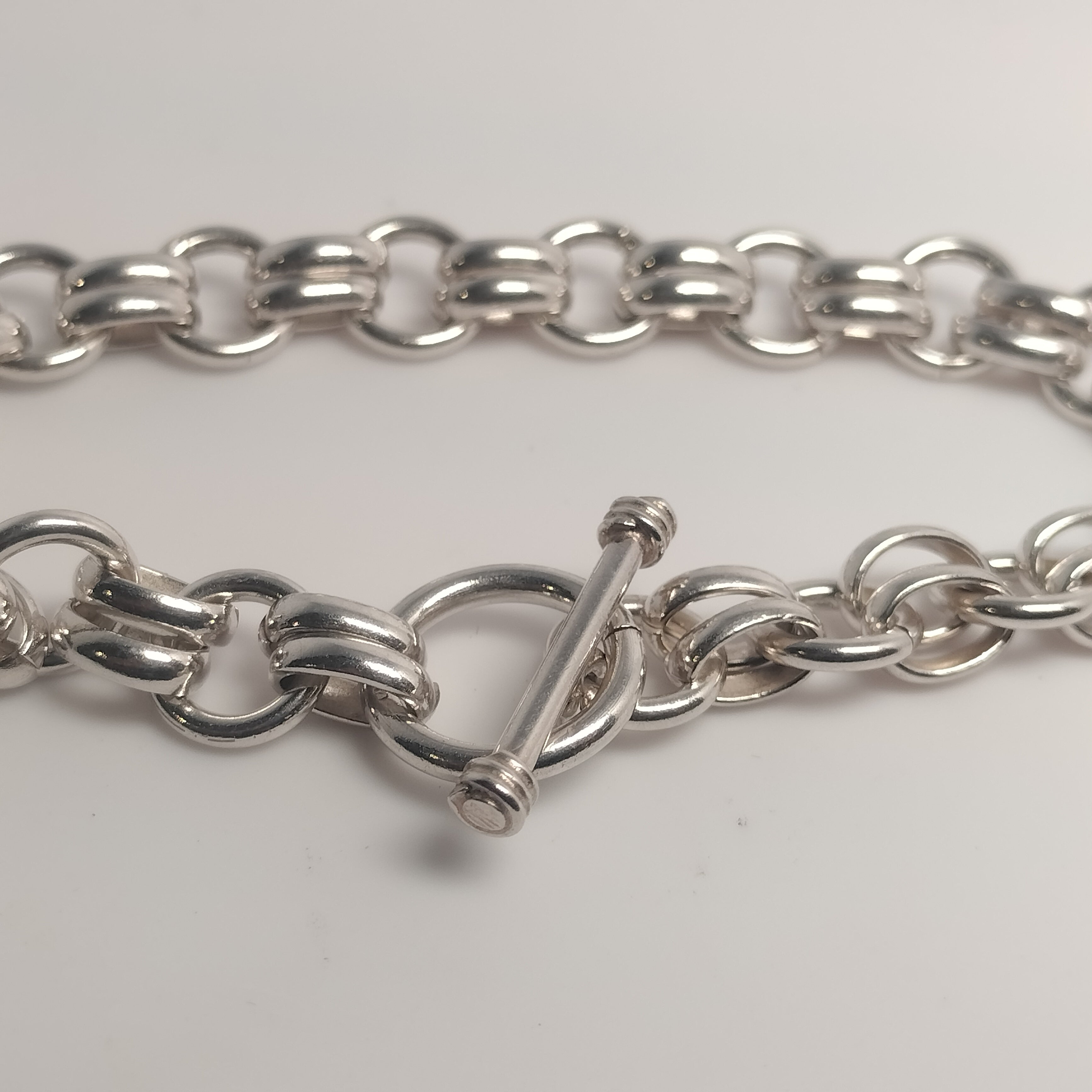 Sterling Silver Toggle Bracelet