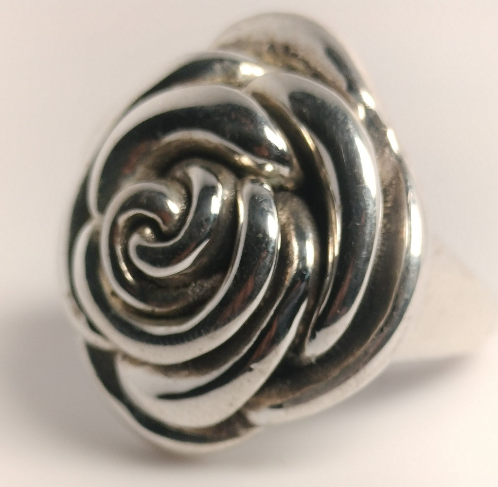 Sterling Silver Rose Ring