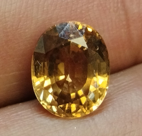 4.68 Carat Golden Zircon