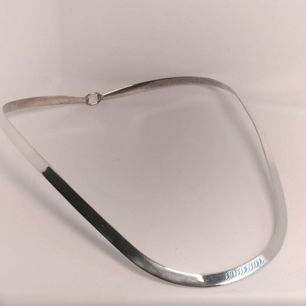 Sterling Silver Cuff Necklace