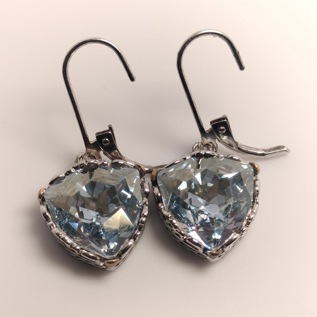 Sterling Silver Aquamarine Earrings