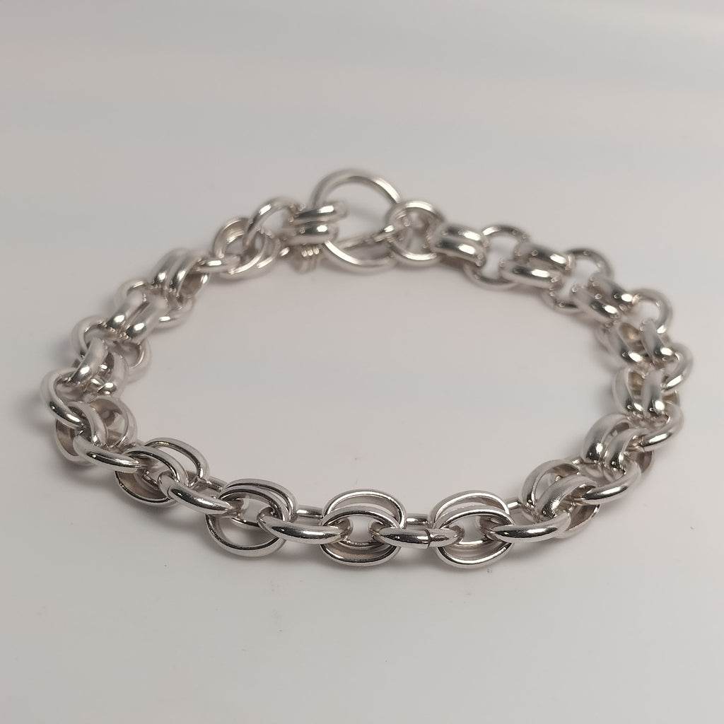 Sterling Silver Toggle Bracelet