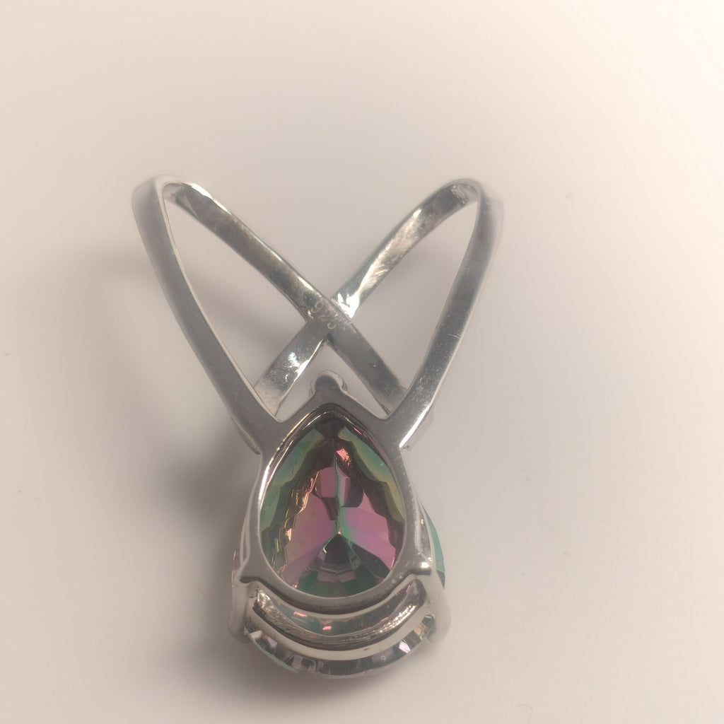 Sterling Silver Mystic Topaz Pendant