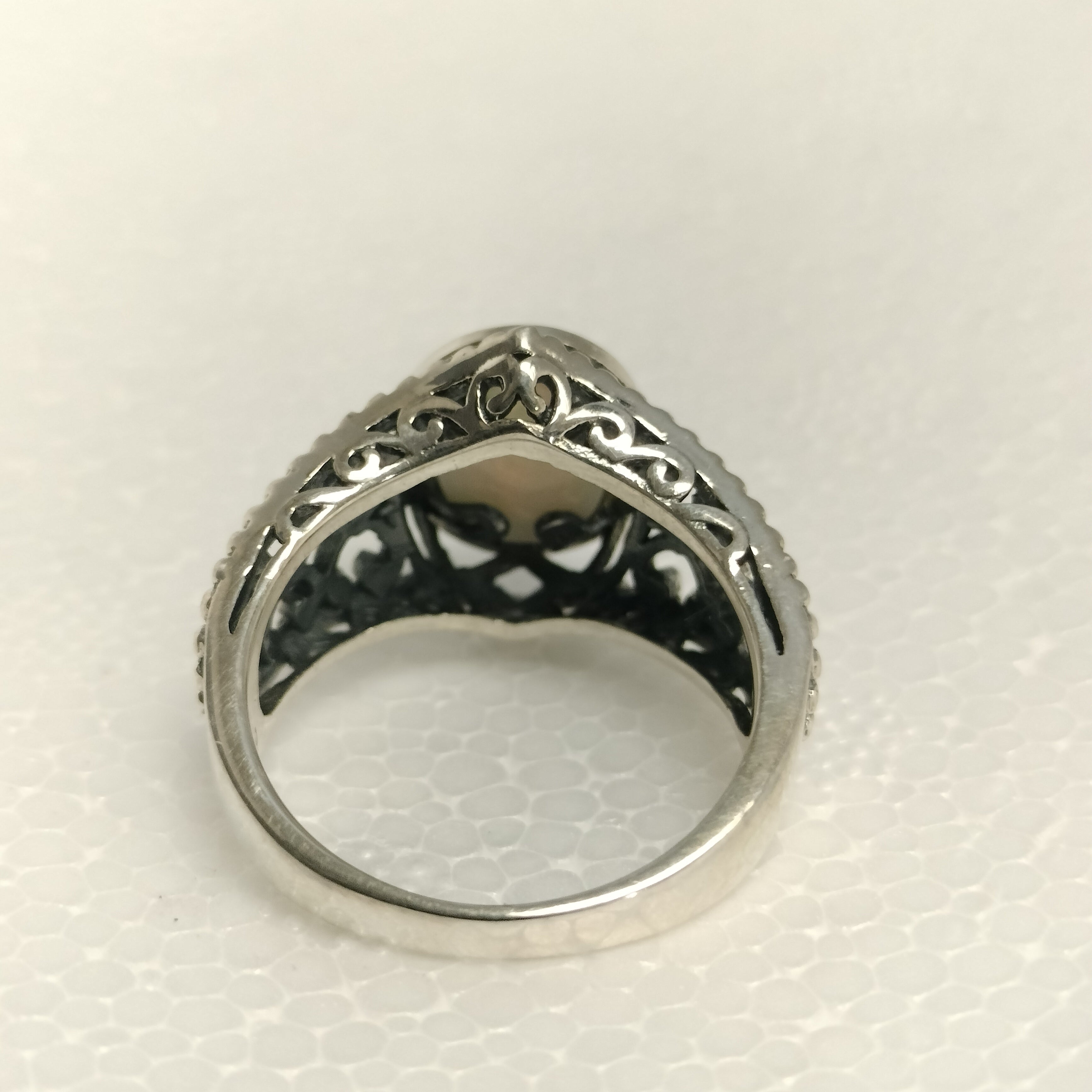 Sterling Silver Opal Ring