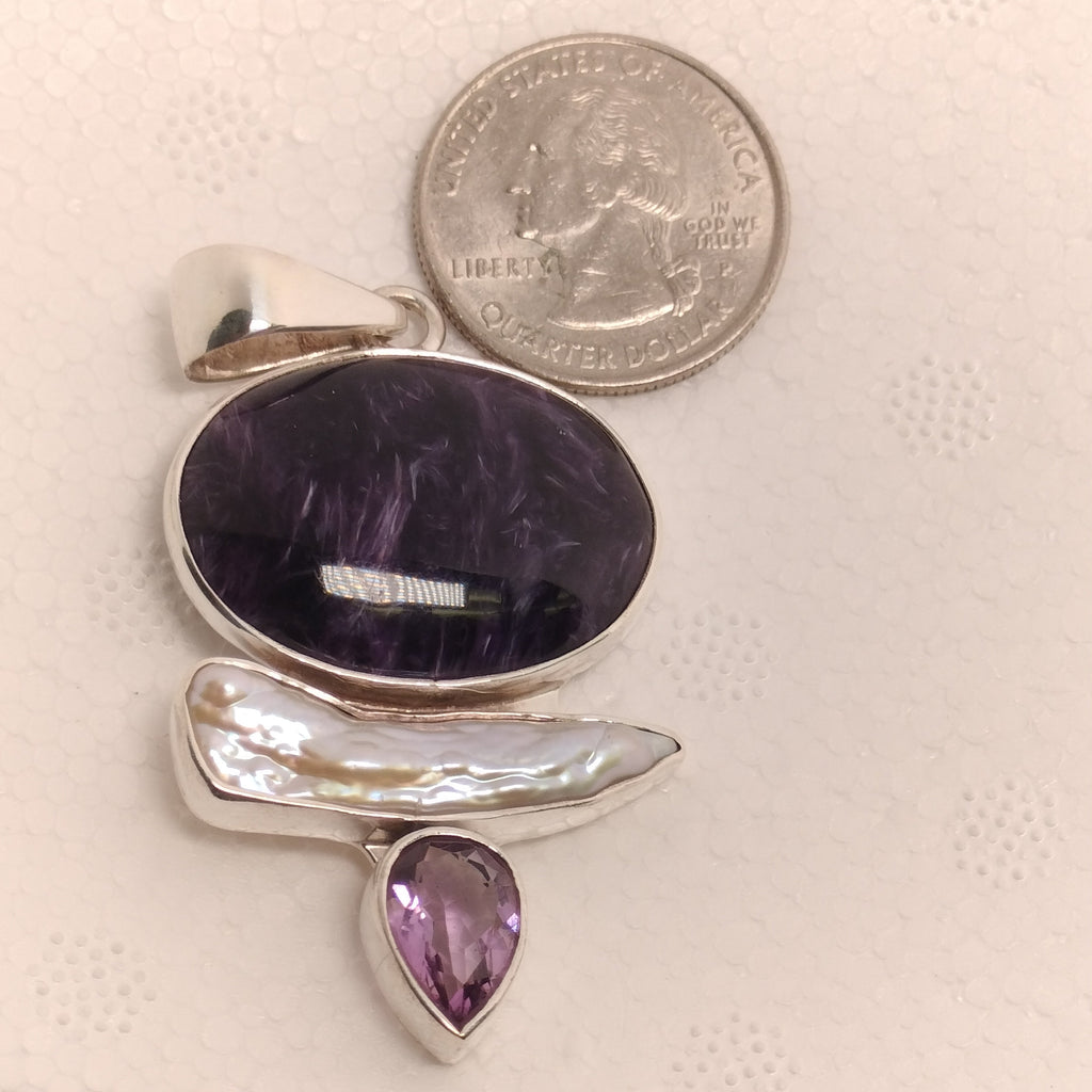Sterling Silver Gemstone Pendant