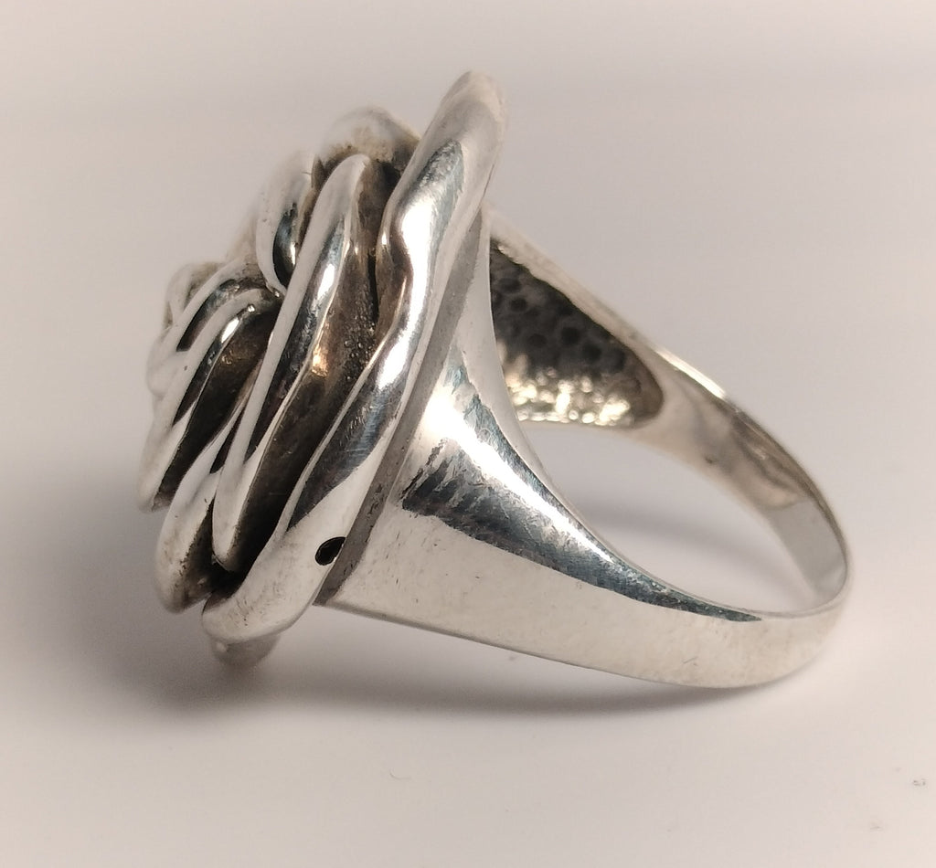Sterling Silver Rose Ring