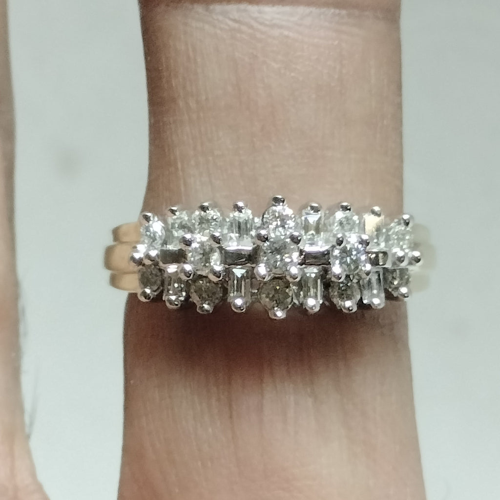 10k Gold Diamond Anniversary Band