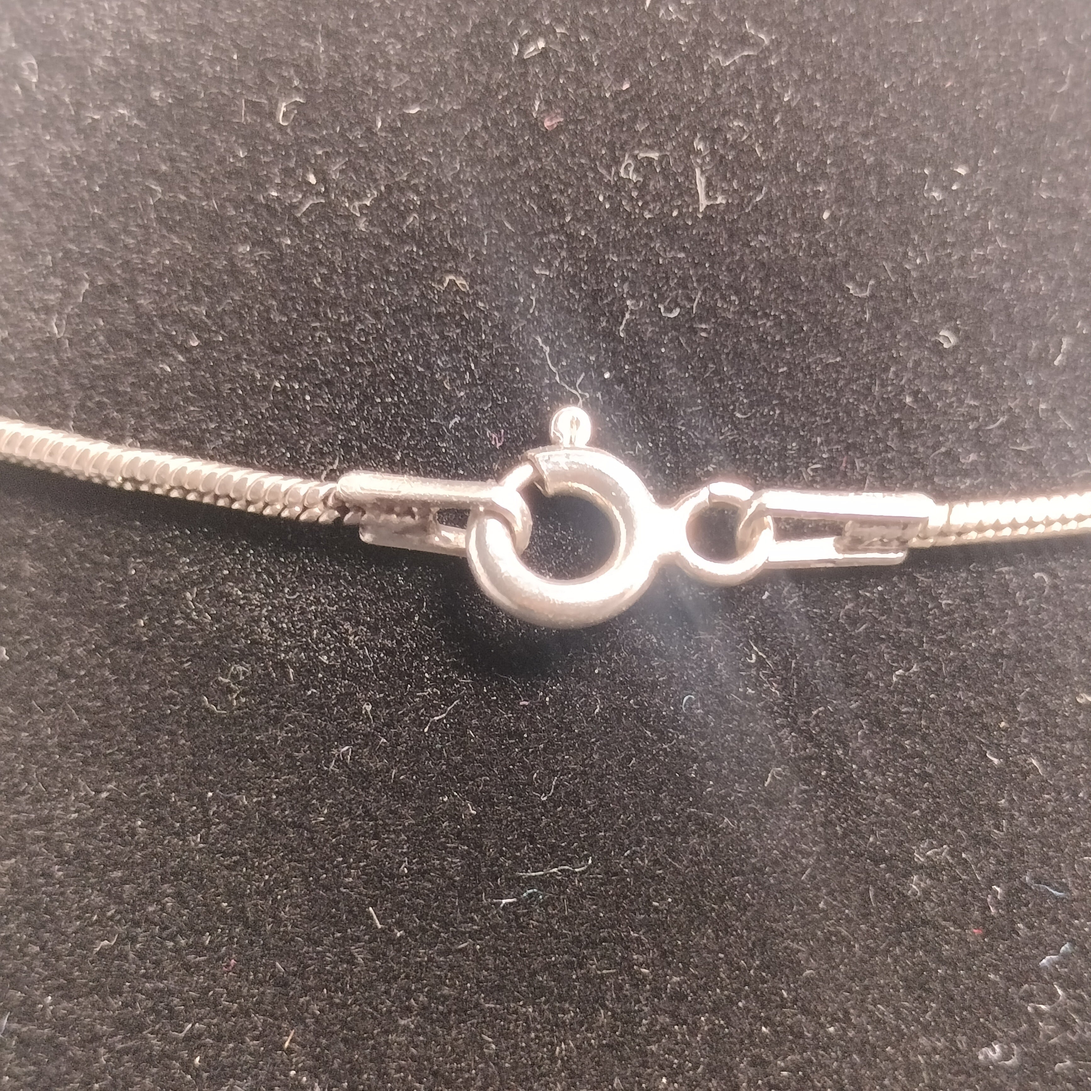 Sterling Silver Jasper Pendant and chain