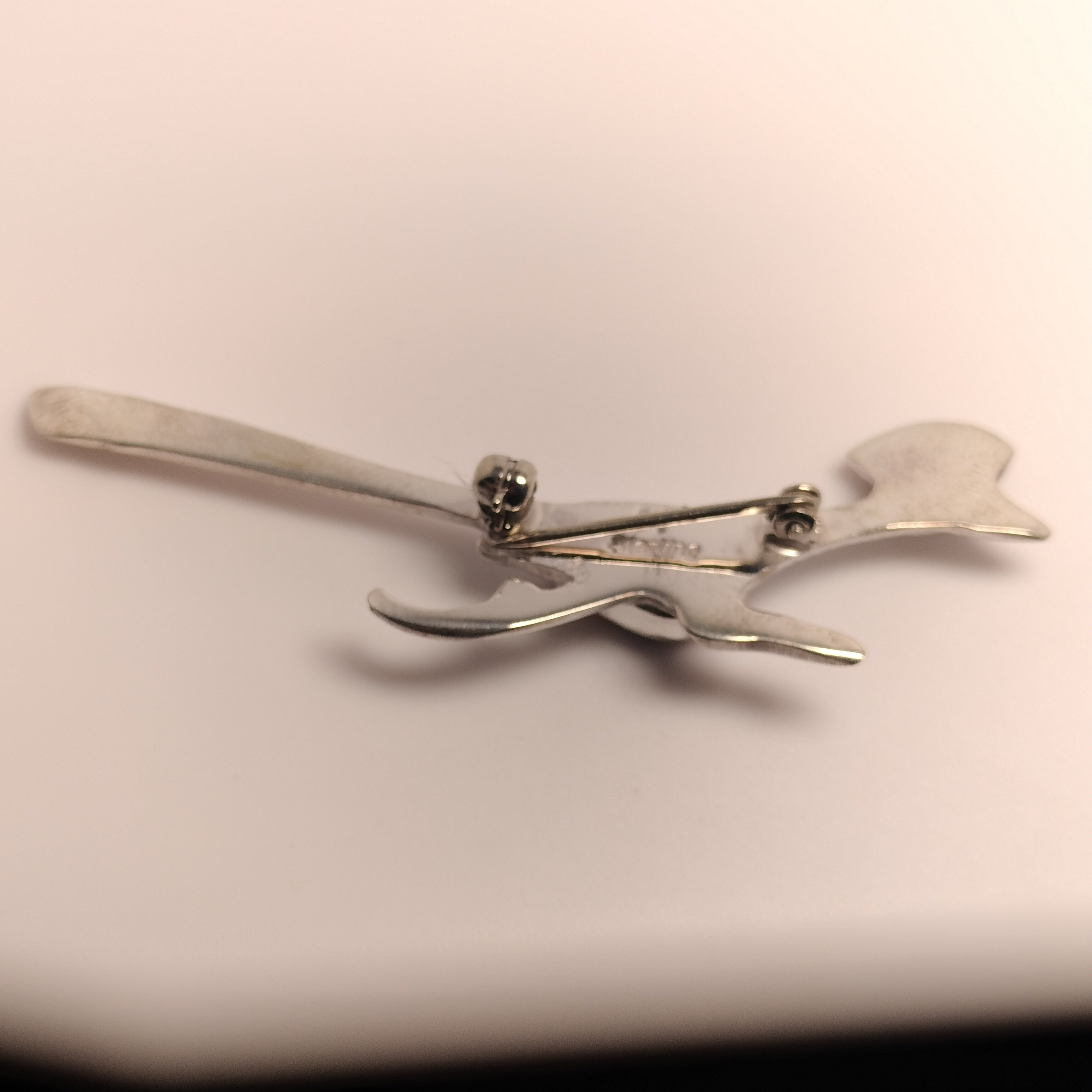 Sterling Silver Roadrunner Pin